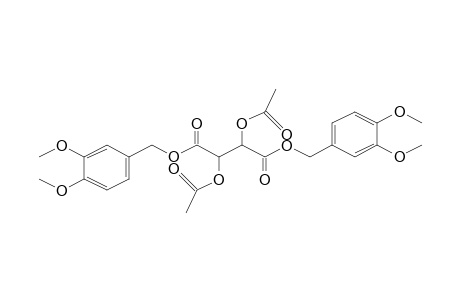 L(+)-Tartaric acid, 2,3-diacetyl-, bis[(3,4-dimethoxybenzyl) ester]