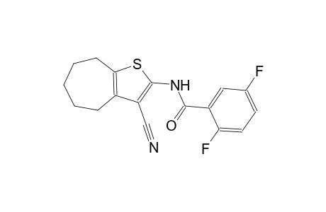 N-(3-cyano-5,6,7,8-tetrahydro-4H-cyclohepta[b]thien-2-yl)-2,5-difluorobenzamide