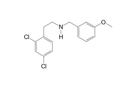 2-(2,4-Dichlorophenyl)-N-(3-methoxybenzyl)ethan-1-amine