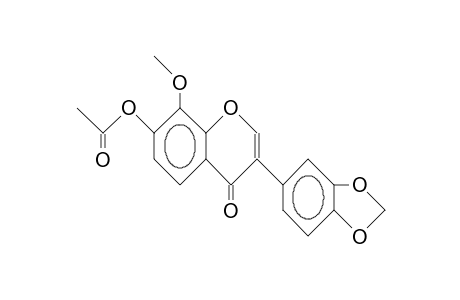 8-METHOXY-7-ACETOXY-3',4'-METHYLENDIOXY-ISOFLAVON