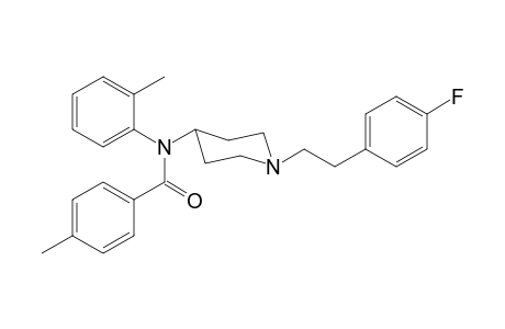 N-(1-[2-(4-Fluorophenyl)ethyl]piperidin-4-yl)-N-2-methylphenyl-4-methylbenzamide