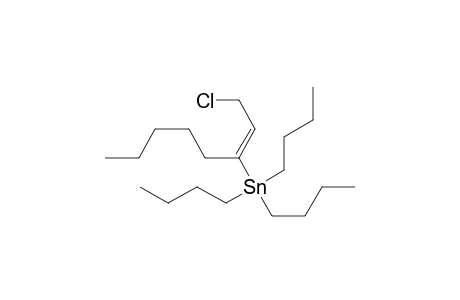 Tributyl-[(1E)-1-(2-chloroethylidene)hexyl]stannane