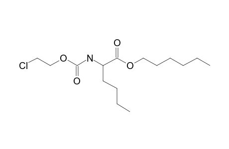 dl-Norleucine, N-(2-chloroethoxycarbonyl)-, hexyl ester