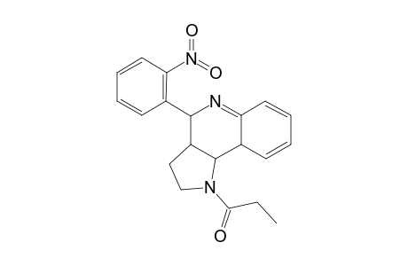 Endo-1-[4-(2'-nitrophenyl)-2,3,3A,4,5,9B-hexahydropyrrolo[3,2-C]quinolinin-1-yl]propan-1''-one