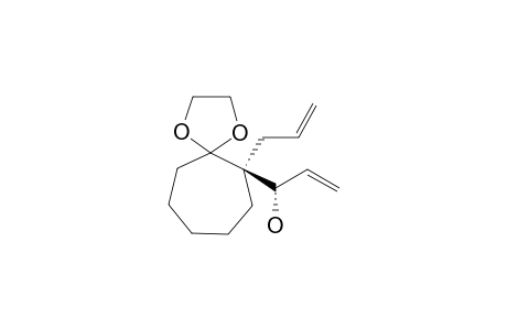 (1S*,1'S*)-1-(1-Allyl-2,2-ethylenedioxycycloheptan-1-yl)prop-2-en-1-ol