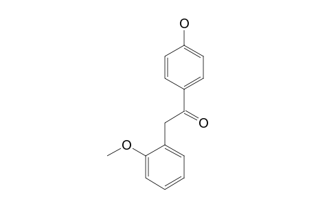 4'-hydroxy-2-(o-methoxyphenyl)acetophenone