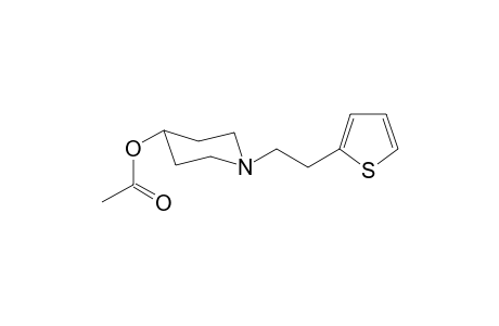 1-[2-(Thiophen-2-yl)ethyl]piperidin-4-yl acetate