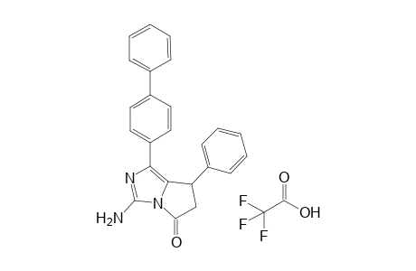 1-([1,1'-Biphenyl]-4-yl)-5-oxo-7-phenyl-6,7-dihydro-5H-pyrrolo[1,2-c]imidazol-3-aminium 2,2,2-trifluoroacetate