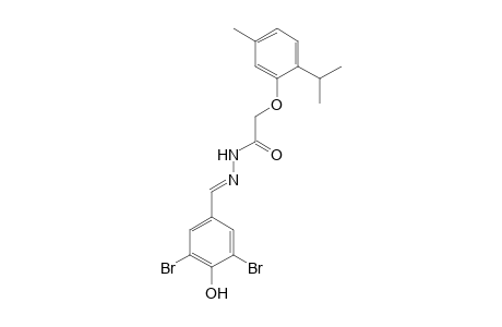 N'-(3,5-Dibromo-4-hydroxybenzylidene)-2-(2-isopropyl-5-methylphenoxy)acethydrazide