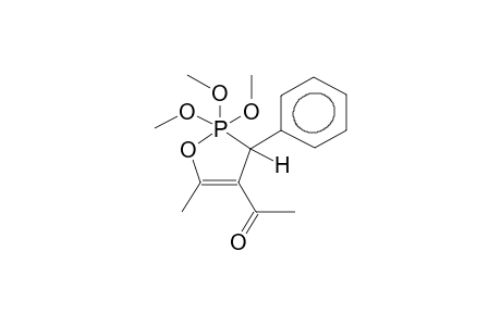 2,2,2-TRIMETHOXY-3-PHENYL-4-ACETYL-5-METHYL-1,2-OXAPHOSPHOL-4-ENE