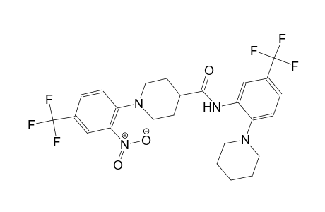 1-[2-nitro-4-(trifluoromethyl)phenyl]-N-[2-(1-piperidinyl)-5-(trifluoromethyl)phenyl]-4-piperidinecarboxamide