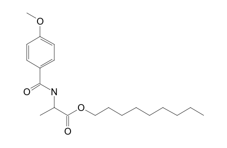 D-Alanine, N-(4-anisoyl)-, nonyl ester