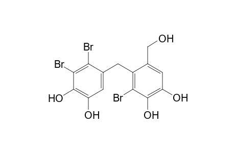 2,2',3-Tribromo-3',4,4',5-tetrahydroxy-6'-hydroxymethyldiphenyl methane