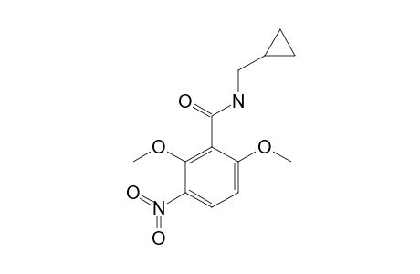 N-(cyclopropylmethyl)-2,6-dimethoxy-3-nitrobenzamide