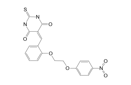 5-[2-[2-(4-Nitrophenoxy)ethoxy]benzylidene]-2-thioxo-hexahydropyrimidine-4,6-quinone