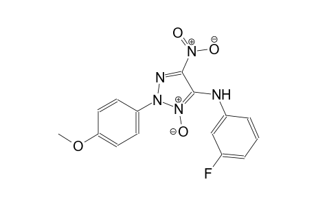 N-(3-fluorophenyl)-2-(4-methoxyphenyl)-5-nitro-2H-1,2,3-triazol-4-amine 3-oxide