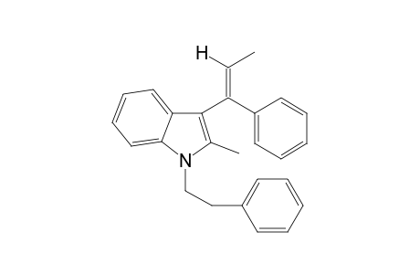 1-(2-Phenethy)l-2-methyl-3-(1-phenyl-1-propen-1-yl)-1H-indole II