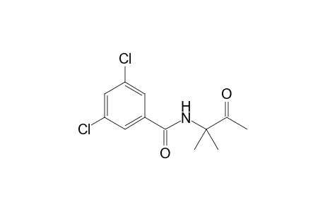 3,5-bis(chloranyl)-N-(2-methyl-3-oxidanylidene-butan-2-yl)benzamide