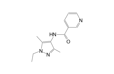 N-(1-ethyl-3,5-dimethyl-1H-pyrazol-4-yl)nicotinamide