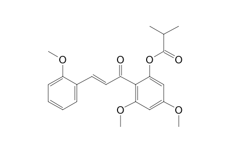 2'-Hydroxy-2,4',6'-trimethoxychalcone, 2-methylpropionate