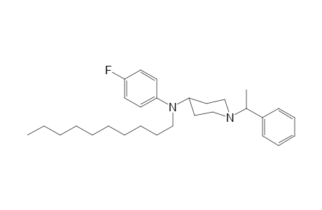 N-Decyl-N-4-fluorophenyl-1-(1-phenylethyl)piperidin-4-amine