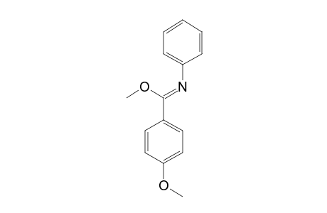 Methyl 4-methoxy-N-phenylbenzene-1-carboximidate