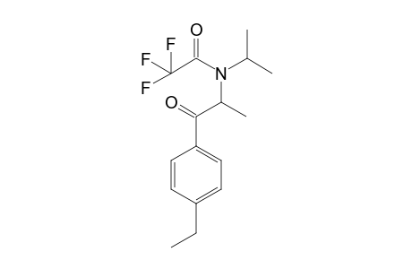1-(4-Ethylphenyl)-2-iso-propylaminopropan-1-one TFA