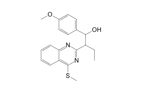 2-[1-Ethyl-2-hydroxy-2-(4-methoxyphenyl)ethyl]-4-(methylthio)quinazoline