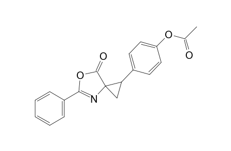 1-(p-Hydroxyphenyl)-5-phenyl-6-oxa-4-azaspiro[2.4]hept-4-en-7-one, acetate (ester)