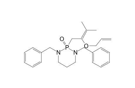 1,3-Dibenzyl-2-[3'-methyl-2'-(2''-propenyloxy)-2'-butenyl]-1,3,2-diazaphosphorinane 2-Oxide