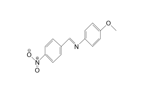 Benzenamine, 4-methoxy-N-[(4-nitrophenyl)methylene]-