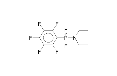 PENTAFLUOROPHENYL(DIETHYLAMINO)DIFLUOROPHOSPHONIUM CATION