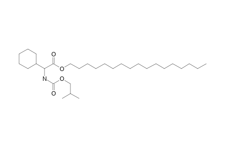 Glycine, 2-cyclohexyl-N-isobutoxycarbonyl-, heptadecyl ester