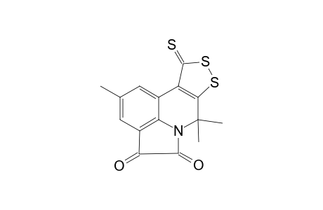 2,7,7-Trimethyl-10-thioxo-7,10-dihydro[1,2]dithiolo[3,4-c]pyrrolo[3,2,1-ij]quinoline-4,5-dione