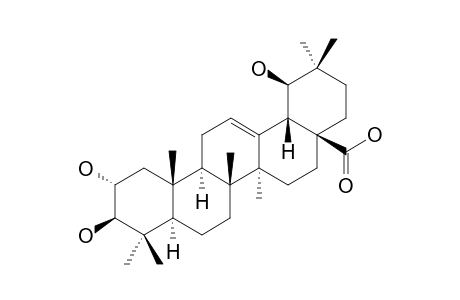 2-ALPHA,3-BETA,19-BETA-TRIHYDROXYL-OLEAN-12-EN-28-OIC-ACID