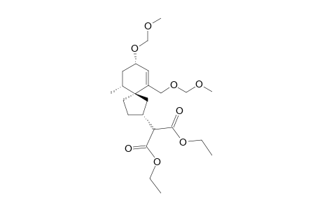 Diethyl (2rs,5sr,8sr,10RS)-8-methoxymethoxy-6-methoxymethoxymethyl-10-methylspiro[4.5]dec-6-en-2-ylmalonate