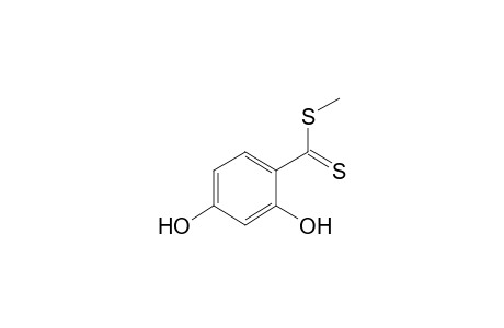 dithio-beta-resorcylic acid, methyl ester