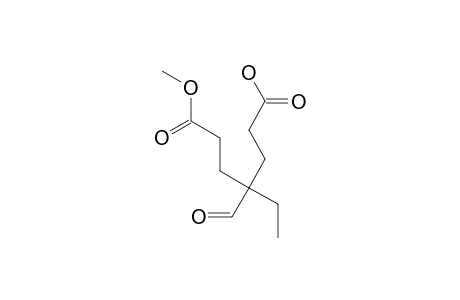 Methyl 4-hexyl-4-formyl-6-carboxyhexanoate