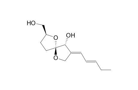 (1RS,9RS)-3-HYDROXYMETHYL-8Z-(2'E-PENTENYLIDEN)-2,6-DIOXASPIRO(4.4)NONANOL-9