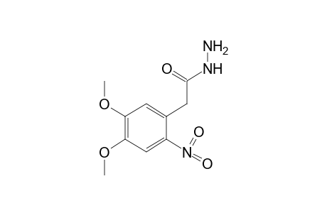 (4,5-dimethoxy-2-nitrophenyl)acetic acid, hydrazide