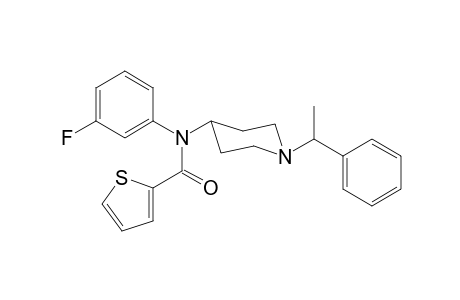 N-3-fluorophenyl-N-[1-(1-phenylethyl)piperidin-4-yl]thiophene-2-carboxamide