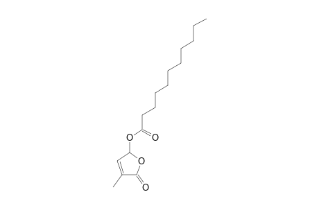 LITSEABUTENOLIDE;UNDECANOIC_ACID_4-METHYL-5-OXO-2,5-DIHYDROFURAN-2-YL_ESTER