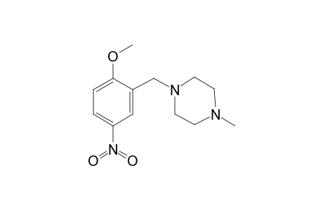 1-[2-Methoxy-5-nitrobenzyl]-4-methylpiperazine