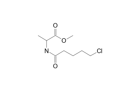 L-Alanine, N-(5-chlorovaleryl)-, methyl ester