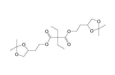 Diethylmalonic acid, di(2-(3,3-dimethyl-2,4-oxacyclopentyl)ethyl) ester