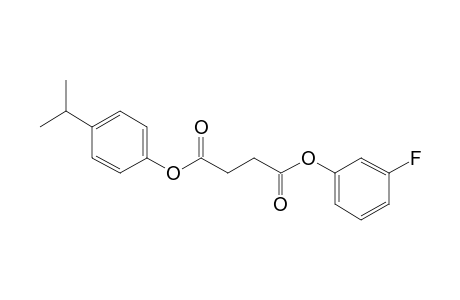 Succinic acid, 3-fluorophenyl 4-isopropylphenyl ester