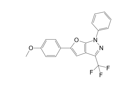 5-(4-Methoxyphenyl)-1-phenyl-3-(trifluoromethyl)-1H-furo[2,3-c]pyrazole