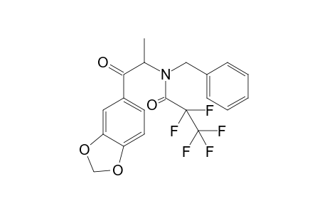 N-Benzyl-3,4-methylenedioxycathinone PFP