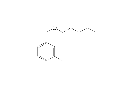 (3-Methylphenyl) methanol, N-pentyl ether