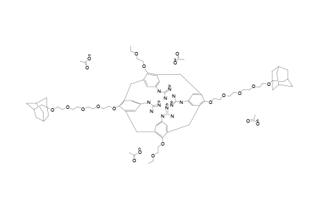 #1;5,11,17,23-TETRAGUANIDINIUM-25,27-BIS-(2-ETHOXYETHOXY)-26,28-BIS-(2-(2-(2-(2-(ADAMANTYL-1-OXY)-ETHOXY)-ETHOXY)-ETHOXY)-ETHOXY)-CALIX-[4]-ARENE-TETRAACETATE